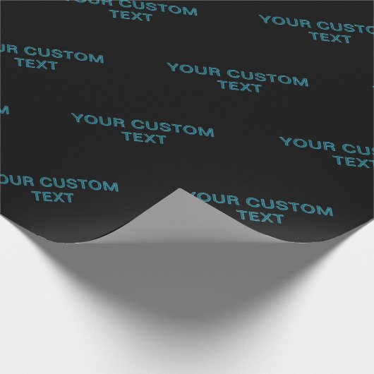 Bewerkbare omlijnde belettering met slagschaduw cadeaupapier (Hoek)