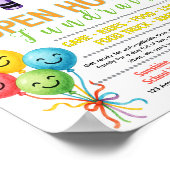 Bewerkbare open huis school Fondsenwervingsflyer Poster (Hoek)