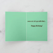 Bewerkbare Oudere en Wijzere Uil Kaart (Binnen)