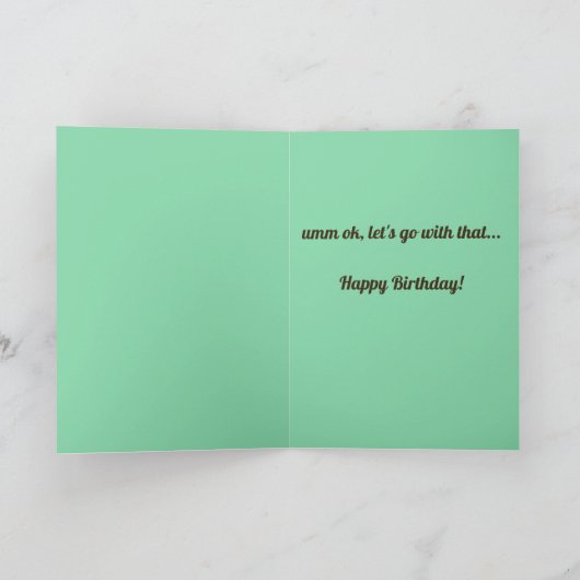 Bewerkbare Oudere en Wijzere Uil Kaart (Binnen)