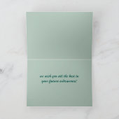 Bewerkbare Papegaaien Afscheidsfeest Kaart (Binnen)