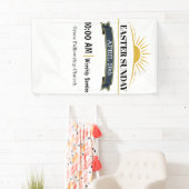 Bewerkbare Pasen Zondag Kerk Banner (Insitu)