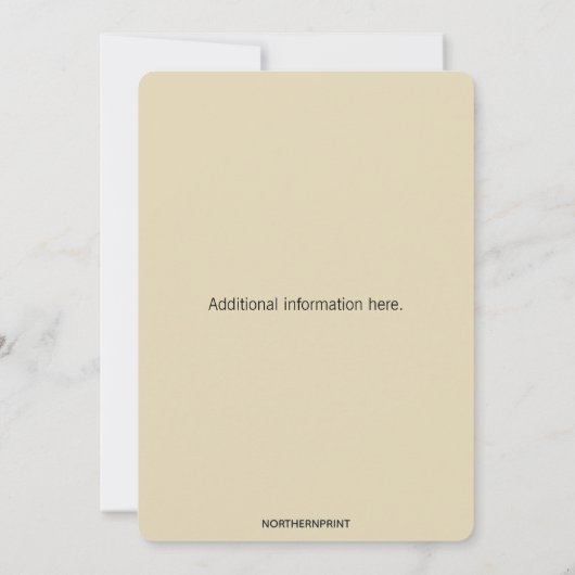 Bewerkbare Pastel Trellis wijnstokken en Rozen Kaart (Achterkant)