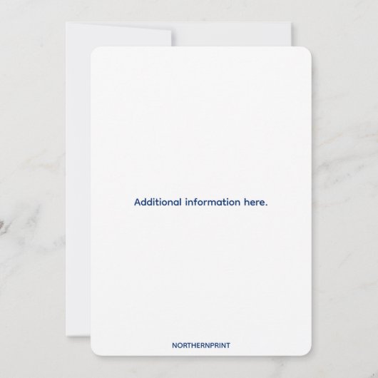 Bewerkbare Patriotic Canada Day-viering Kaart (Achterkant)