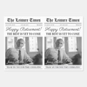 Bewerkbare Pensioenkrant Bloemenboeket Inpakpapier Vel (Voorkant 2)