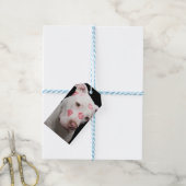 Bewerkbare Pitbull Lover Cadeaulabel (Met Touw)