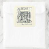 Bewerkbare  Plant keukenplaat  Vierkante Sticker (Tas)