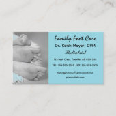 Bewerkbare Podiatrist Foot Care Clinic Visitekaartje (Voorkant)