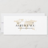 Bewerkbare Polen Warschau Vliegtuig Boarding Pass Kaart (Achterkant)