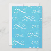 Bewerkbare Pool Party Bash Verjaardagsfeestuitnodi Kaart (Achterkant)