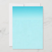 Bewerkbare Pool Party Verjaardag Zomer Zwemmen Kaart (Achterkant)