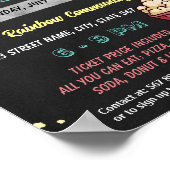 Bewerkbare Popcorn Fundraiser sjabloon Poster (Hoek)