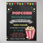 Bewerkbare Popcorn Fundraiser sjabloon Poster (Voorkant)