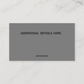 Bewerkbare potten en pannen Zomerreinigers Visitekaartje (Achterkant)