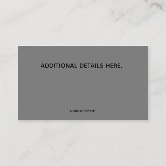 Bewerkbare potten en pannen Zomerreinigers Visitekaartje (Achterkant)