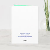 Bewerkbare Prank Gay Cruise Verjaardag, Leuke kat  Kaart (Achterkant)