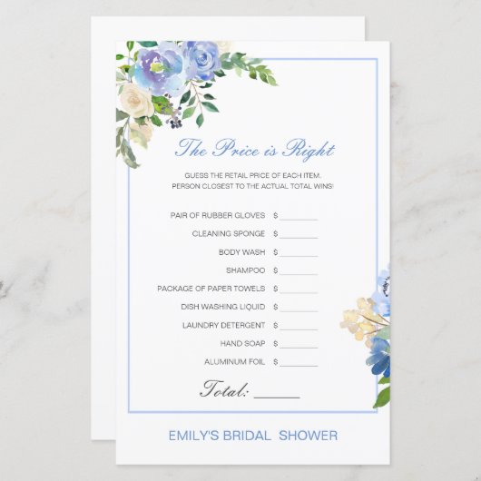 Bewerkbare prijs is het juiste Vrijgezellenfeest (Voorkant / Achterkant)