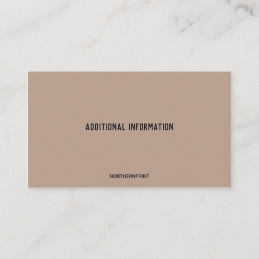 Bewerkbare Professional Organizer Visitekaartje (Achterkant)