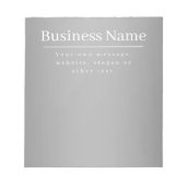 Bewerkbare promotionele Sjabloon voor bedrijven, e Notitieblok (Voorkant)