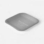 Bewerkbare promotionele Sjabloon voor bedrijven, e Papieren Bordje (Gebogen)