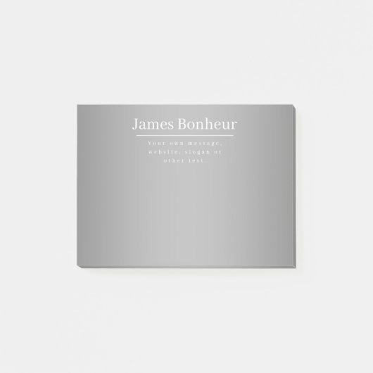 Bewerkbare promotionele Sjabloon voor bedrijven, e Post-it® Notes (Voorkant)