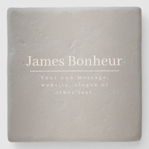 Bewerkbare promotionele Sjabloon voor bedrijven, e Stenen Onderzetter