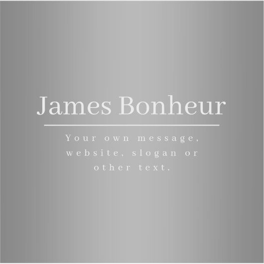 Bewerkbare promotionele Sjabloon voor bedrijven, e Sticker (Voorkant)