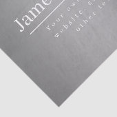 Bewerkbare promotionele Sjabloon voor bedrijven, e Tissuepapier (Detail)