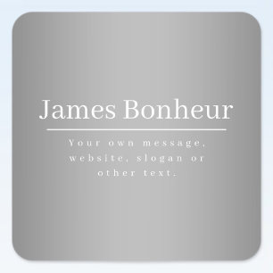 Bewerkbare promotionele Sjabloon voor bedrijven, e Vierkante Sticker