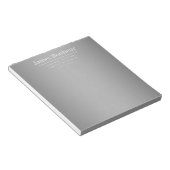 Bewerkbare promotionele sjabloon voor bedrijven en notitieblok (Schuin)