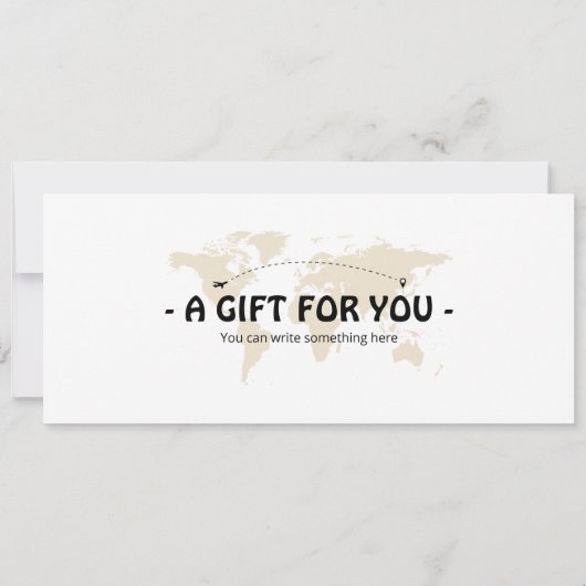 Bewerkbare Punta Cana Boarding Pass Vliegticket Kaart (Achterkant)