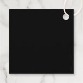 Bewerkbare QR-code & eenvoudig aanpasbaar ontwerp Bedankjes Labels (Achterkant)