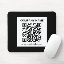 Bewerkbare QR-code & eenvoudig aanpasbaar ontwerp Muismat