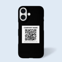 Bewerkbare QR-code en eenvoudig  ontwerp