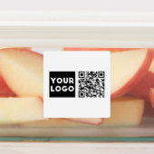 Bewerkbare QR-code en uw zakelijke Logo of Afbeeld Labels (Aangebracht)