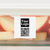 Bewerkbare QR-code en uw zakelijke Logo of Afbeeld Labels (Aangebracht)
