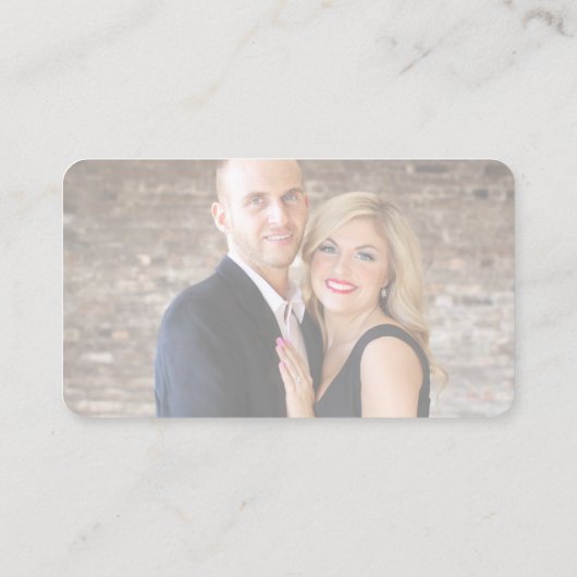 Bewerkbare QR Code RSVP Response Kaart Visitekaartje (Achterkant)