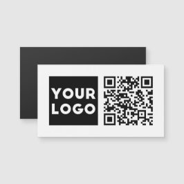 Bewerkbare QR-code & uw bedrijfslogo of afbeelding