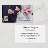 Bewerkbare QR-fotocode Visitekaartje (Voorkant / Achterkant)