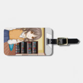 Bewerkbare quotes-liefhebbers bagagelabel (Voorkant horizontaal)