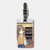 Bewerkbare quotes-liefhebbers bagagelabel (Voorkant verticaal)