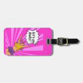 Bewerkbare quotes-liefhebbers bagagelabel (Voorkant horizontaal)