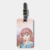 Bewerkbare quotes-liefhebbers bagagelabel (Voorkant verticaal)