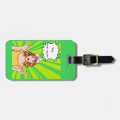 Bewerkbare quotes-liefhebbers bagagelabel (Voorkant horizontaal)