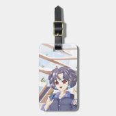 Bewerkbare quotes-liefhebbers bagagelabel (Voorkant verticaal)