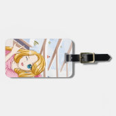 Bewerkbare quotes-liefhebbers bagagelabel (Voorkant horizontaal)