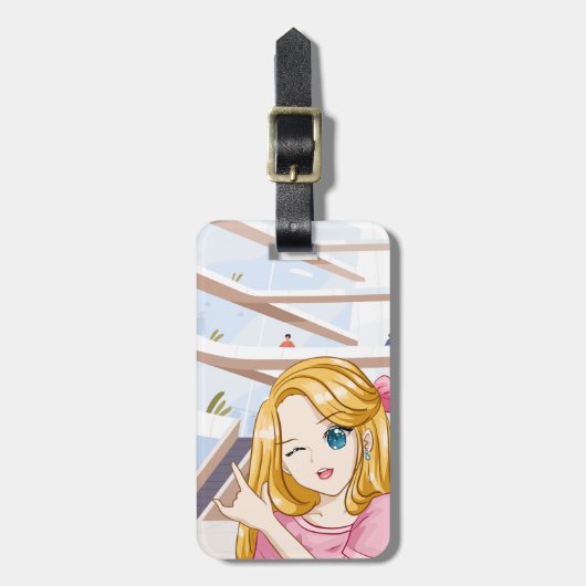 Bewerkbare quotes-liefhebbers bagagelabel (Voorkant verticaal)