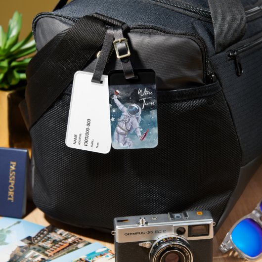 Bewerkbare quotes-liefhebbers bagagelabel (Voorkant /achterkant)