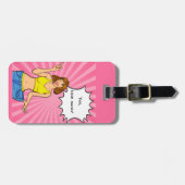 Bewerkbare quotes-liefhebbers bagagelabel (Voorkant horizontaal)