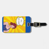 Bewerkbare quotes-liefhebbers bagagelabel (Voorkant horizontaal)